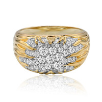 Gouden ring met Diamanten SI1 (G)