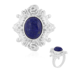 Zilveren ring met een lapis lazuli