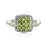 Zilveren ring met Arizona-peridoots