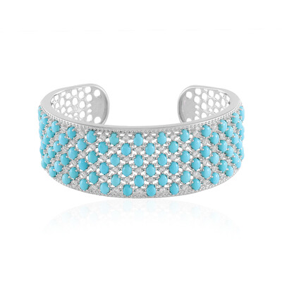 Zilveren armband met Sleeping Beauty Turkooisen