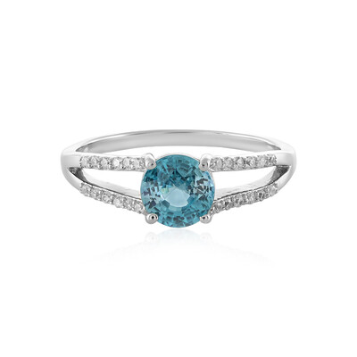 Zilveren ring met een Ratanakiri zirkoon