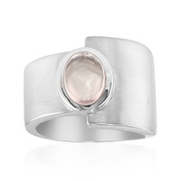 Zilveren ring met een rozen kwarts