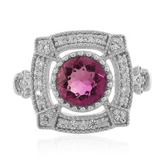 Zilveren ring met een Mexicaanse Roze Fluoriet