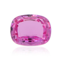 Edelsteen met een Padparadscha saffier