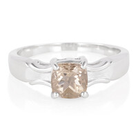 Zilveren ring met een rookkwarts