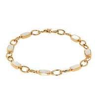 Zilveren armband met parelmoer