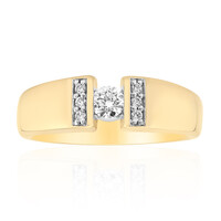 Gouden ring met een IF Diamant (D)