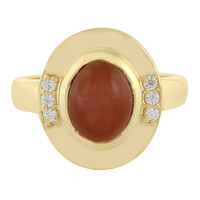 Zilveren ring met een Kangeyam Maansteen
