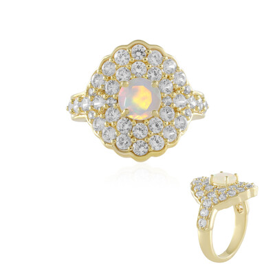 Zilveren ring met een Welo-opaal