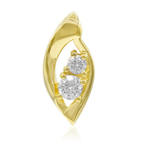 Gouden hanger met een VVS2-Diamant (F) (adamantes [!])