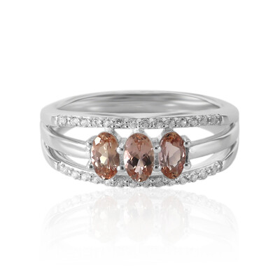 Zilveren ring met Ouro Preto Imperial Topaz
