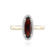 Gouden ring met een Mozambique granaat (SUHANA)