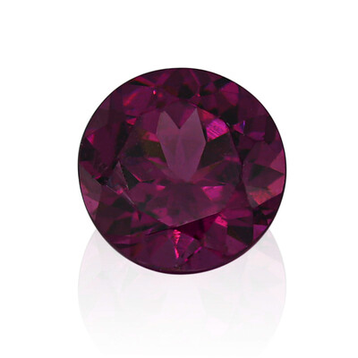 Edelsteen met een magenta granaat 0.96 ct