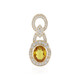 Gouden hanger met een Gele Ceylon saffier (AMAYANI)