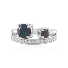 Zilveren ring met een Mezezo opaal (Adela Silber)