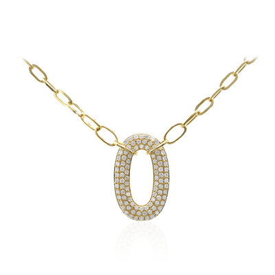 Gouden halsketting met I1 (H) Diamanten (CIRARI)