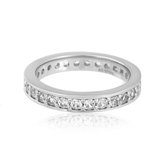 Zilveren ring met zirkonen