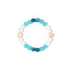 Armband met Perzik zoetwater kweekparels (Riya)