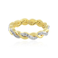Zilveren ring met zirkonen