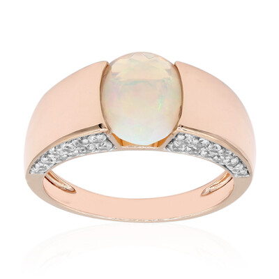 Gouden ring met een Welo-opaal