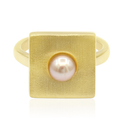 Zilveren ring met een zoetwater kweekparel (MONOSONO COLLECTION)