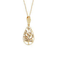 Gouden halsketting met I1 (I) Diamanten (Ornaments by de Melo)
