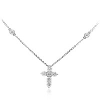 Gouden halsketting met I1 (H) Diamanten (CIRARI)