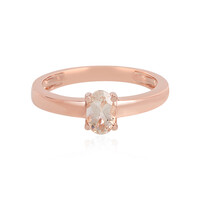 Zilveren ring met een morganiet