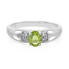 Zilveren ring met een Paraiba toermalijn