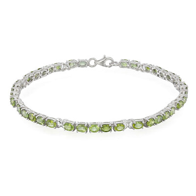 Zilveren armband met Paraiba toermalijnen