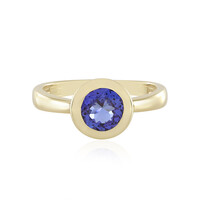 Gouden ring met een AAA tanzaniet (de Melo)
