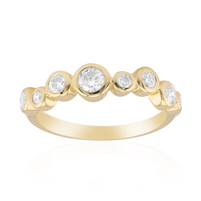 Gouden ring met een Diamant SI1 (G) (Annette)
