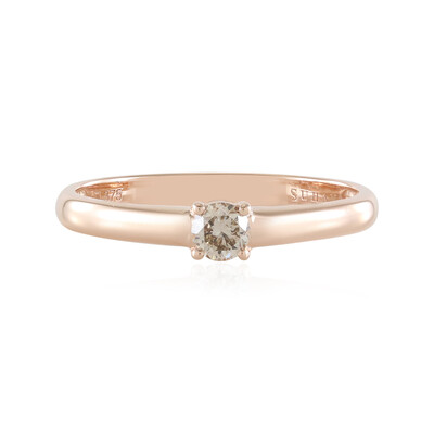 Gouden ring met een I1 Bruine Diamant (SUHANA)