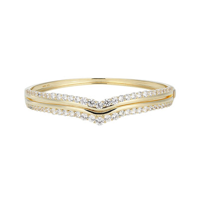 Zilveren armband met een zirkoon (Adela Silber)