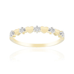 Gouden ring met Diamanten SI1 (G)