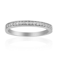 Zilveren ring met zirkonen