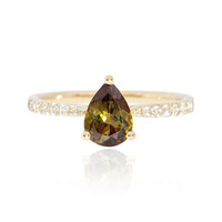 Gouden ring met een andalusiet
