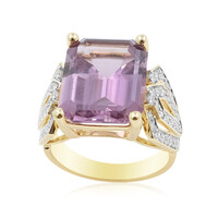 Gouden ring met een Roze diaspoor (AMAYANI)