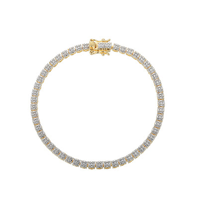 Messing armband met een I3 (I) Diamant (Juwelo Style)