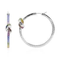 Gouden oorbellen met blauwe saffieren (Estée Collection)