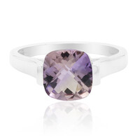 Zilveren ring met een ametrien