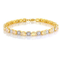 Zilveren armband met Welo-opalen
