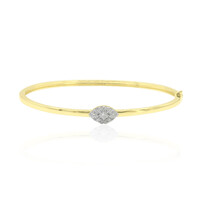 Gouden armband met een Diamant SI1 (G)