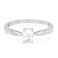 Zilveren ring met een Himalaya beril