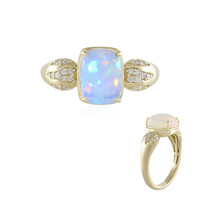 Gouden ring met een AAA Welo-opaal (de Melo)