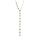 Gouden halsketting met VS1 hemel-blauwe diamanten