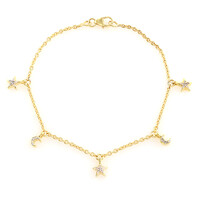 Zilveren armband met I2 (I) Diamanten