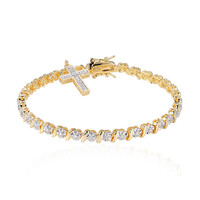 Messingen armband met een I3 (I) Diamant (Juwelo Style)