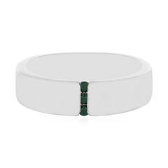 Zilveren ring met I3 Champagne Diamanten