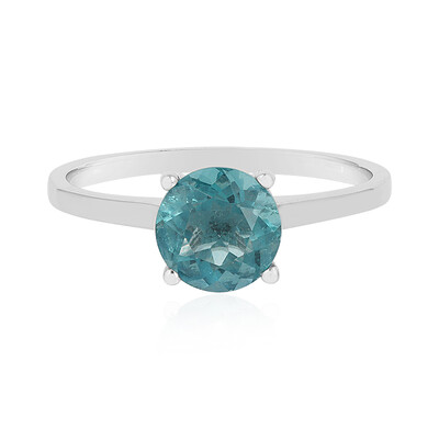 Zilveren ring met een Belgian Teal Fluoriet